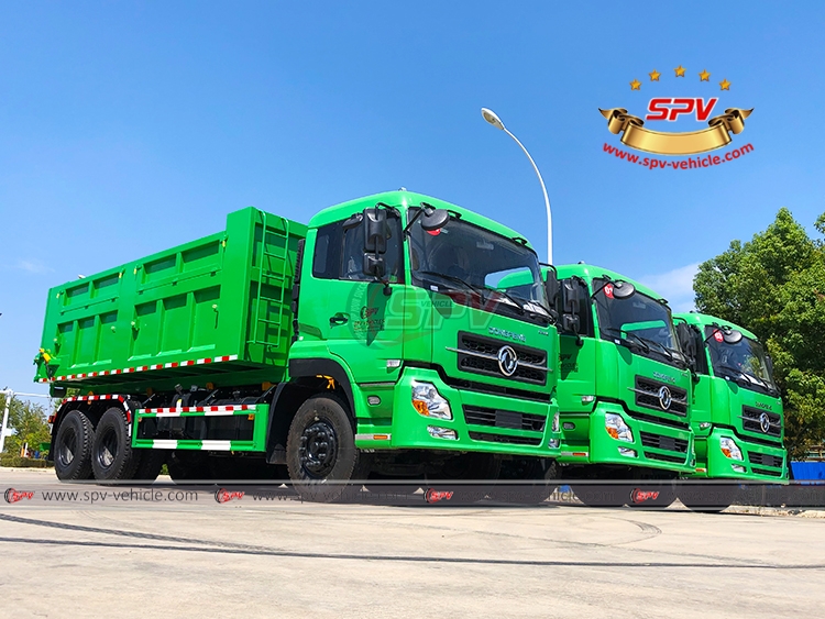 20 CBM Hook Loader Garbage Truck Dongfeng - Batch 1 - 4 untis to Africa - R 20 CBM Hook Loader Garbage Truck Dongfeng - Batch 1 - 4 untis to Africa - R